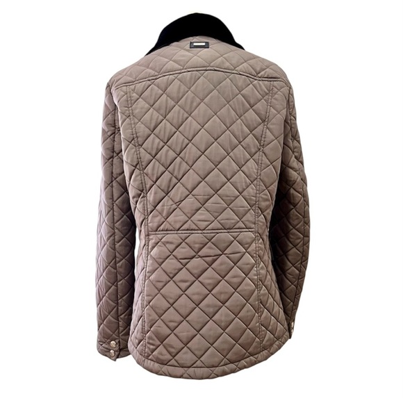 Women’s Quilted Calvin Klein Puffer Coat Olive Green Size XS - Picture 3 of 10